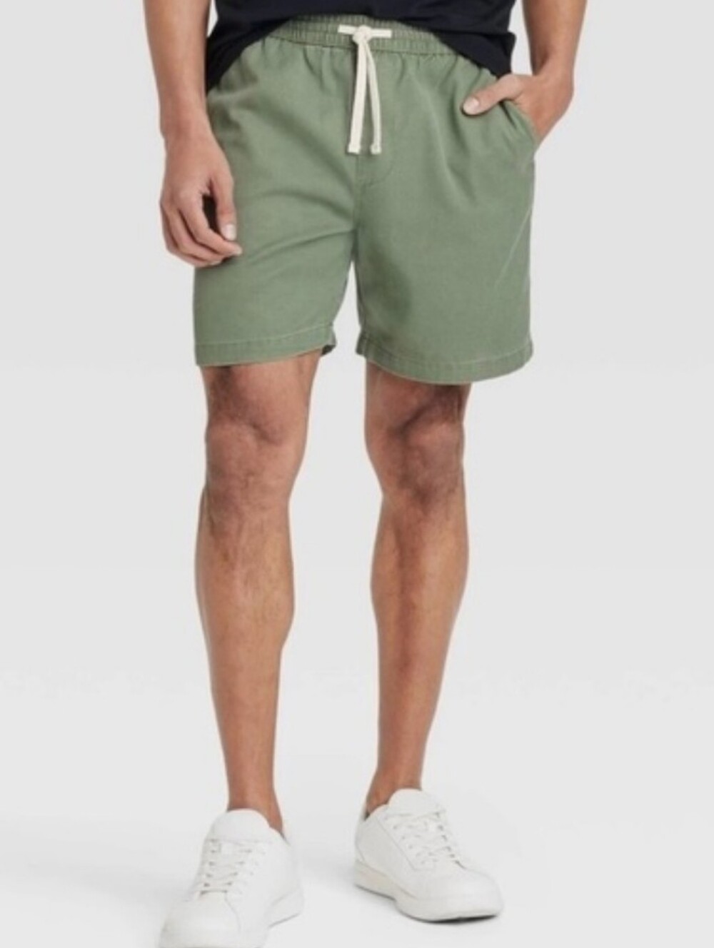 Men's Vintage 7" Elevated Pull-On Shorts - Goodfellow & Co - Green XS